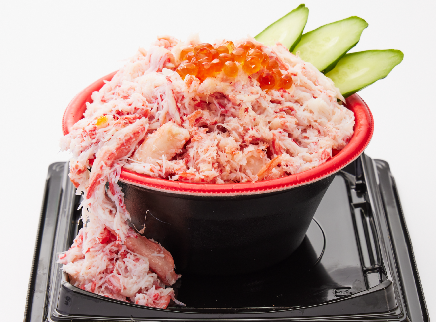 こぼれカニ丼